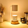 Candle Warmer Lamp with Wood Base