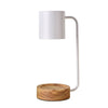 Candle Warmer Lamp with Wood Base