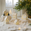 Ceramic Christmas Village Houses