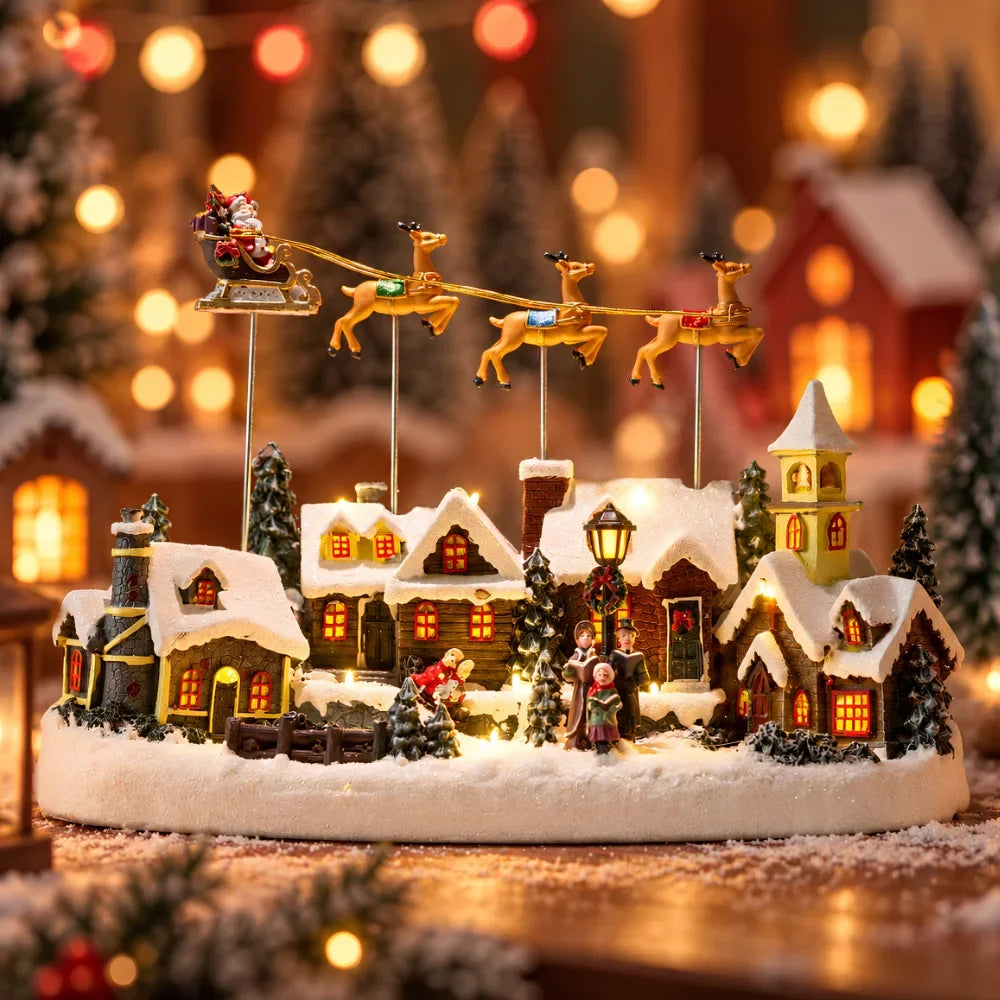 Light Up Christmas Village