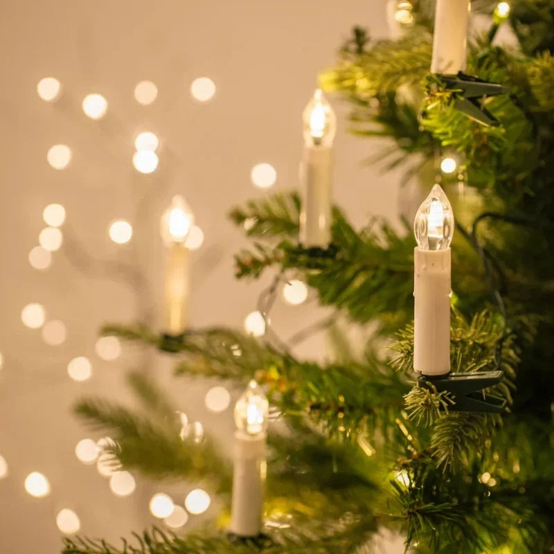 Clip-on battery operated Christmas tree candles 2