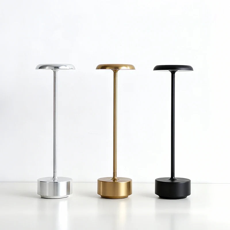Cordless desk lamp, rechargeable aluminum, product photo 7