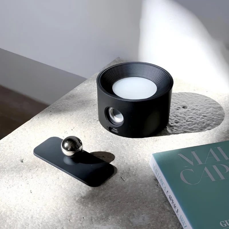 Cordless rechargeable wall sconce, stick-on wall light