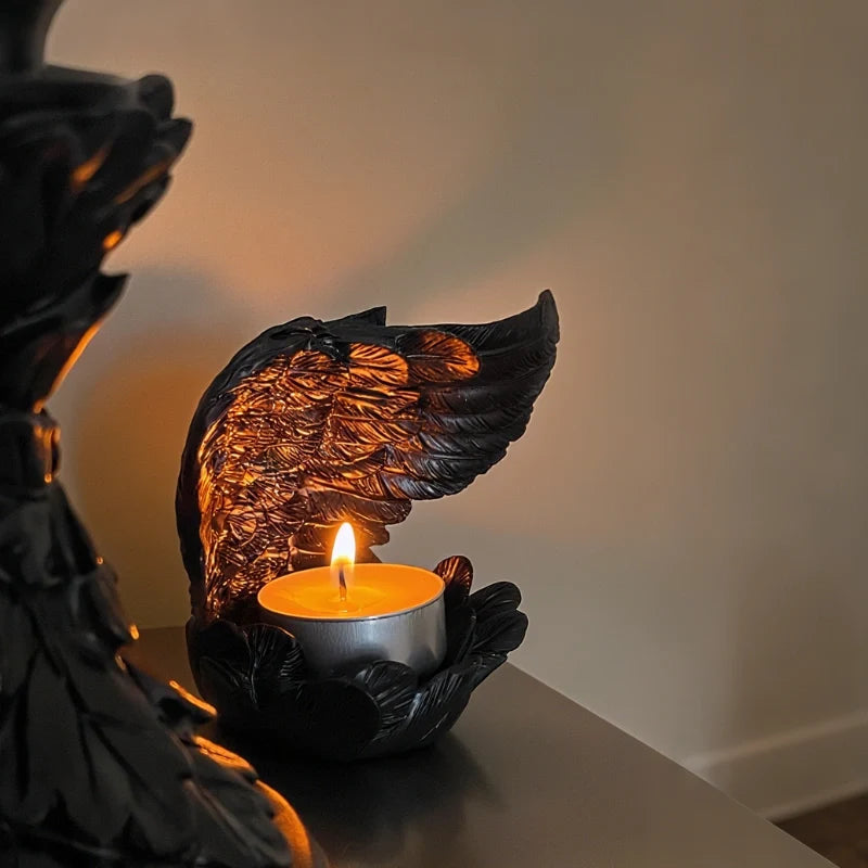 Angel Wings Candle Holder