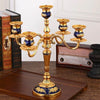Candelabra Candle Holder, 3 or 5 Arm Taper Candle Holder, 8 Finishes