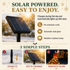 Solar Christmas lights Santa sleigh yard stake - photo 6