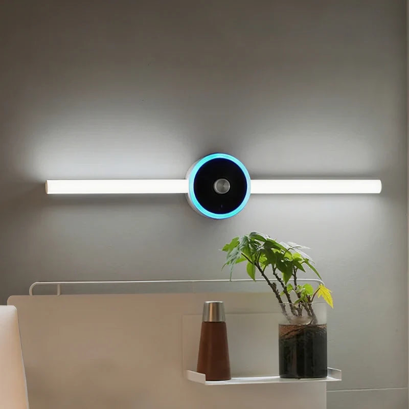 Cordless rechargeable gesture light bar