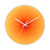Sunset Wall Clock, Silent Gradient Glass Wall Clock, 12 Inch, 3 Colors