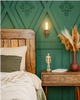 Wood wall sconce with motion sensor, rechargeable