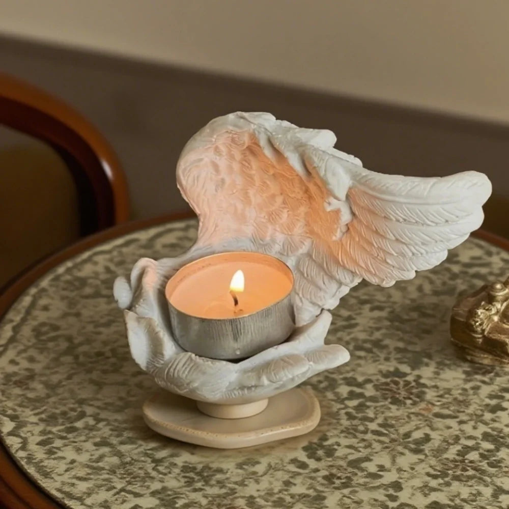 Angel Wings Candle Holder
