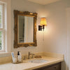 Battery wall lamp with fabric shade, product photo 3