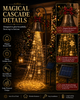 Christmas bell decoration solar yard light - photo 7