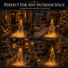 Christmas bell decoration solar yard light - photo 5