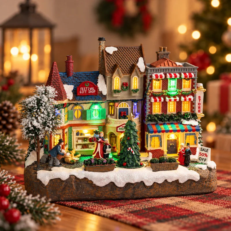 Light Up Christmas Village