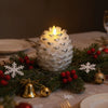 Flameless Pinecone Candles, LED Battery Candles with Remote, 2 to 8 Pack