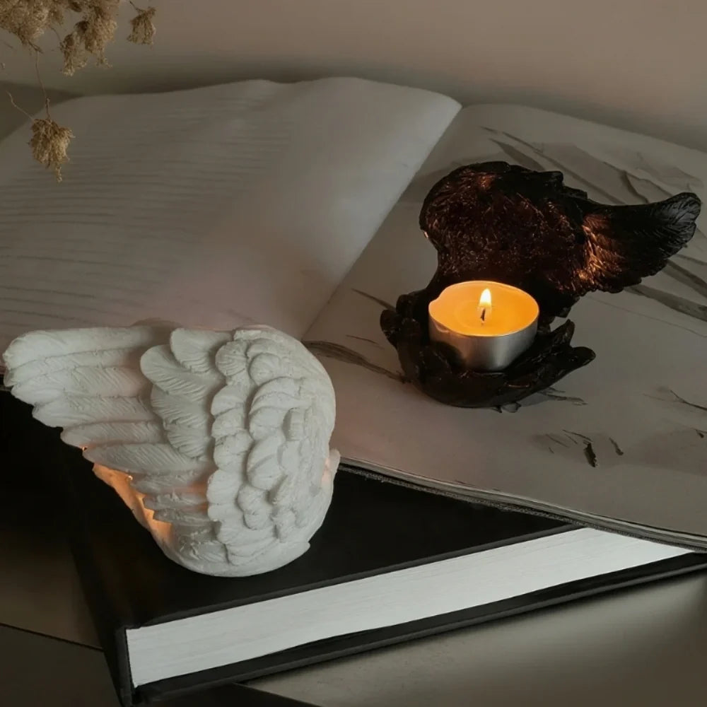 Angel Wings Candle Holder
