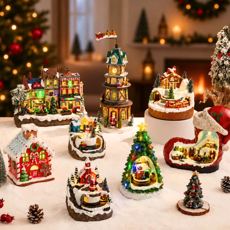 Light Up Christmas Village