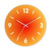 Sunset Wall Clock, Silent Gradient Glass Wall Clock, 12 Inch, 3 Colors