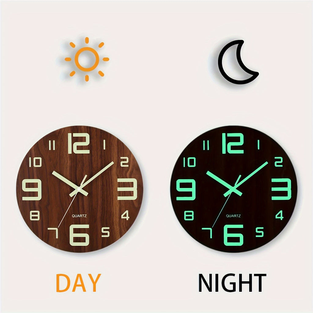 Glow in the Dark Wall Clock
