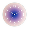 Sunset Wall Clock, Silent Gradient Glass Wall Clock, 12 Inch, 3 Colors