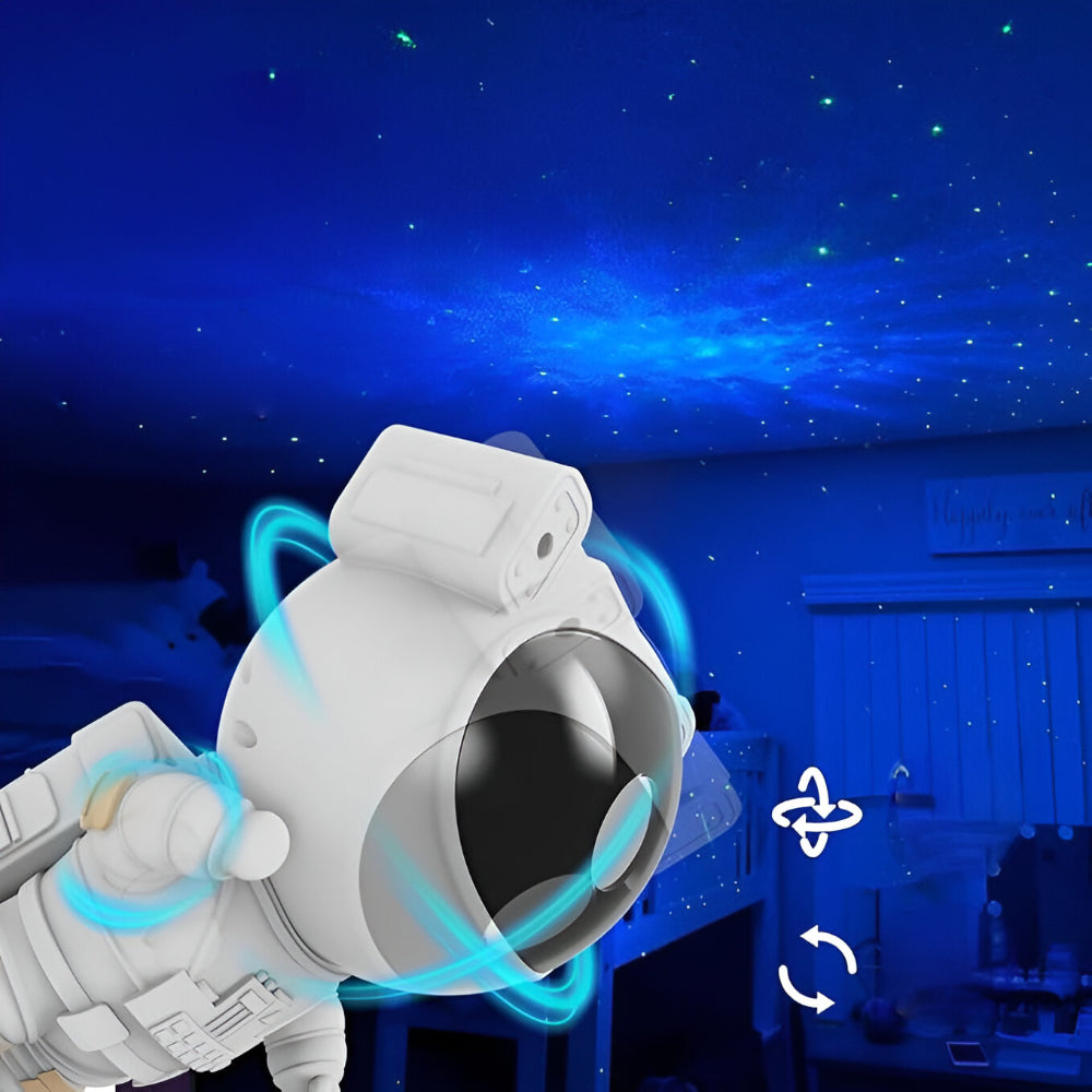 Galaxy Star Projector Night Light, Astronaut Lamp with Remote and Timer