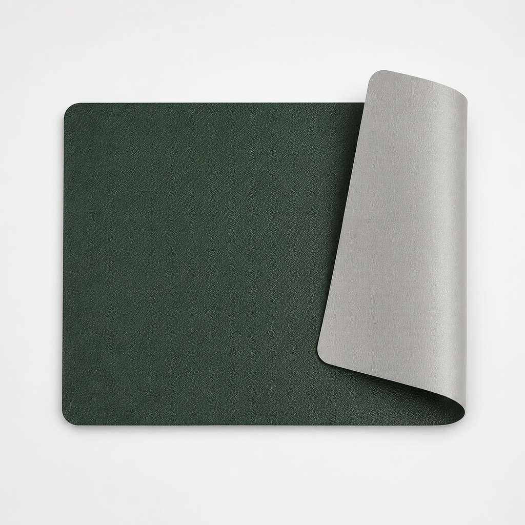 Double sided leather placemats set of 4 12