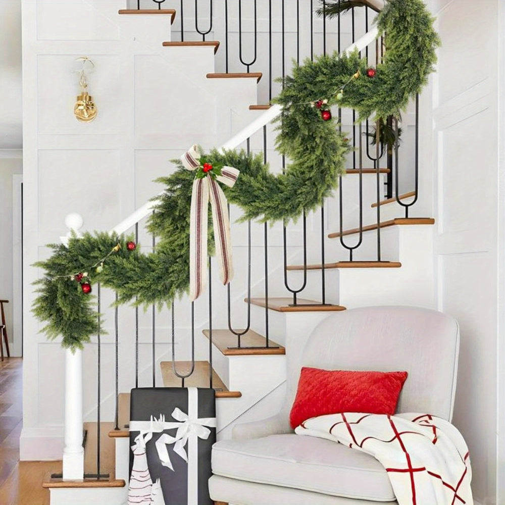 Christmas Garland for Mantel and Stairs