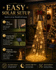 Christmas bell decoration solar yard light - photo 8