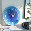 Sunset Wall Clock, Silent Gradient Glass Wall Clock, 12 Inch, 3 Colors