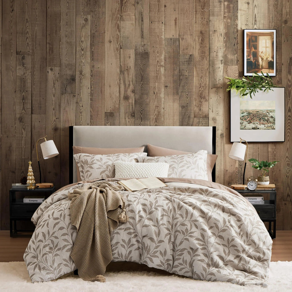 Floral duvet cover set on a bed, Bedding Set - photo 3