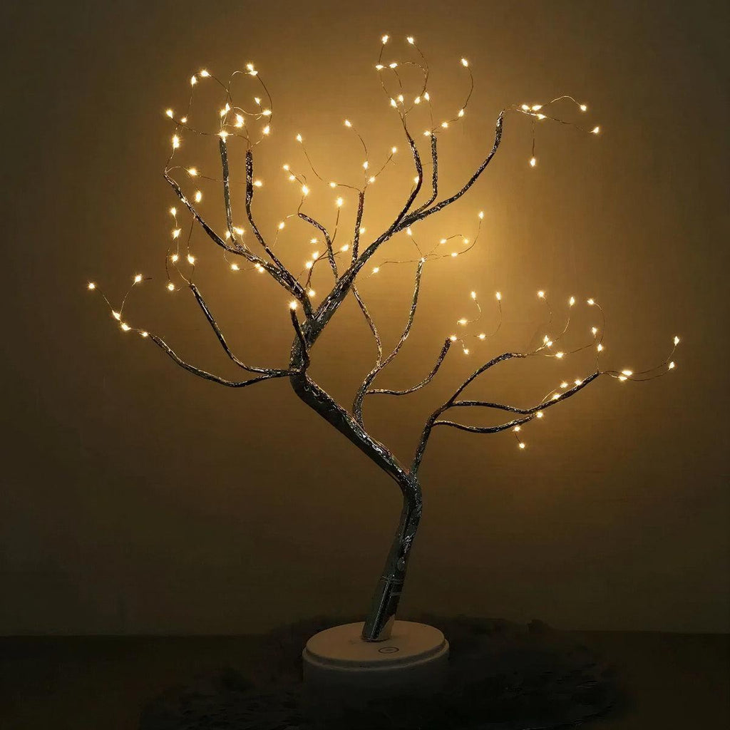 Battery operated LED bonsai tree lamp 2