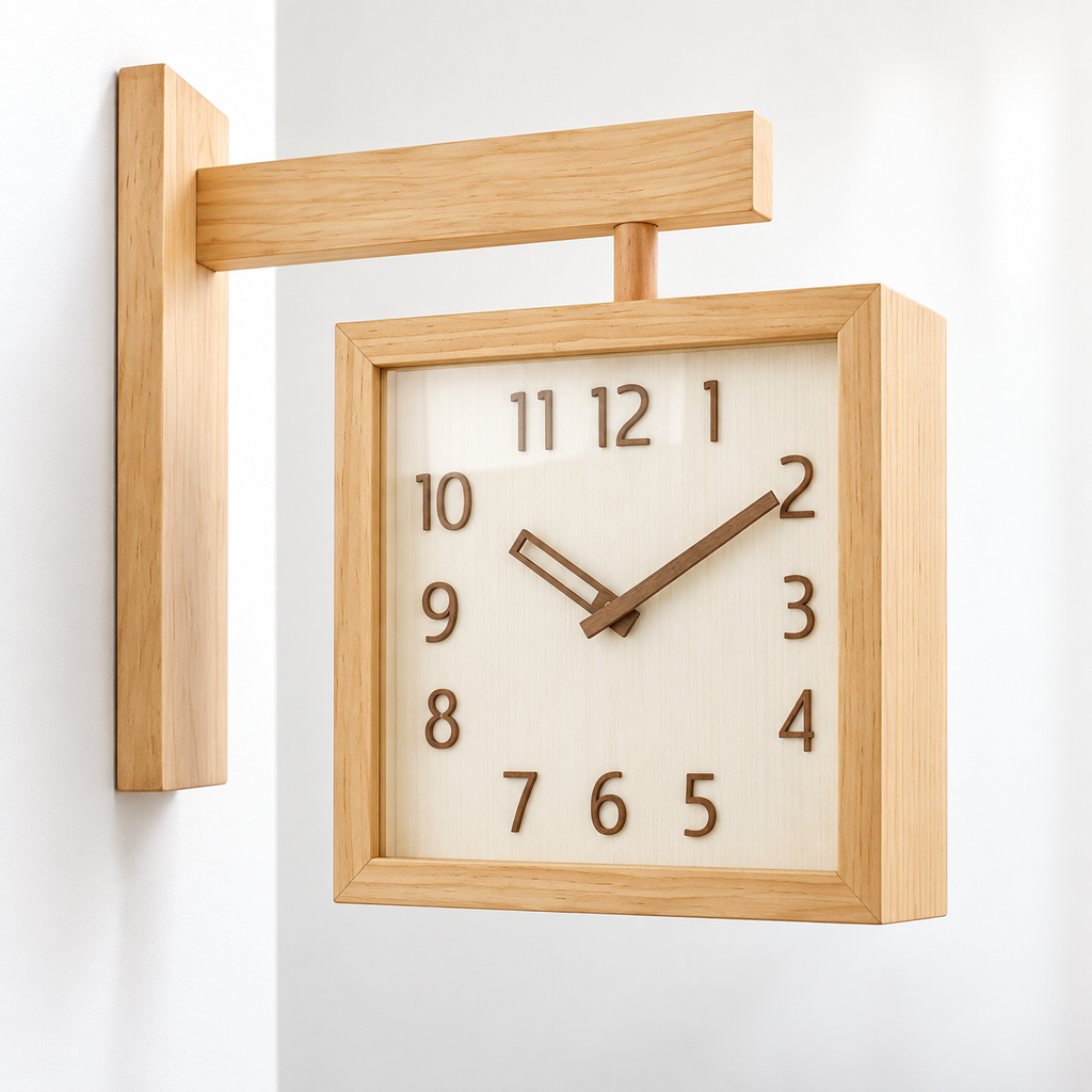 Wooden Pendulum Wall Clock
