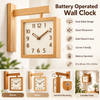 Wooden Pendulum Wall Clock