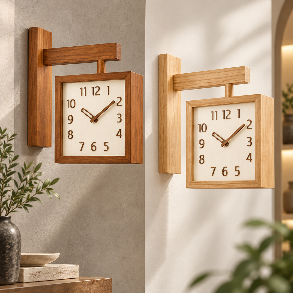 Wooden Pendulum Wall Clock