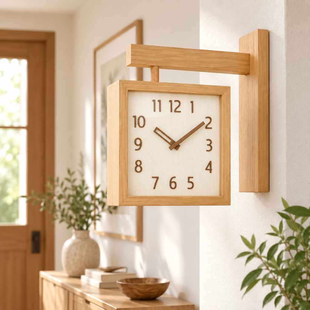 Wooden Pendulum Wall Clock