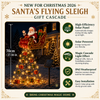 Solar Christmas lights Santa sleigh yard stake - photo 2