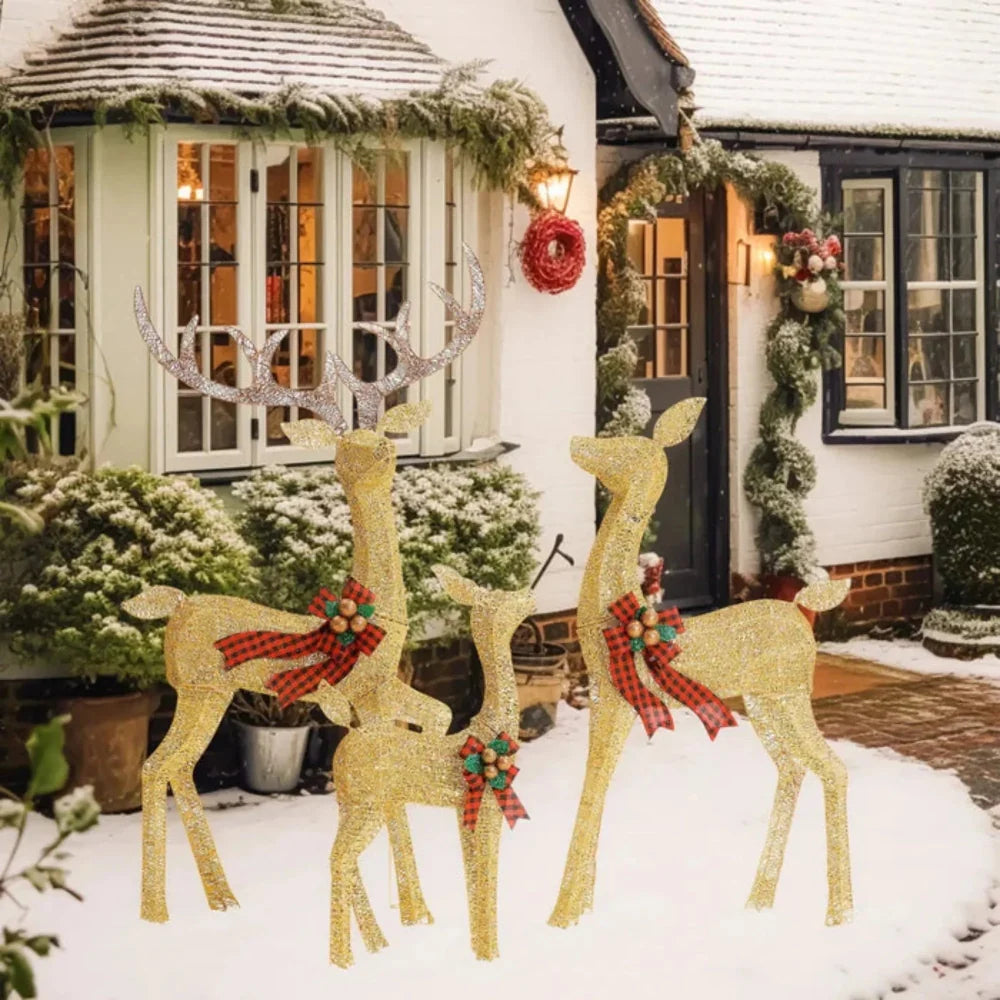 Light up reindeer family set of 3 - photo 10