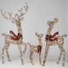 Light up reindeer family set of 3 - photo 3