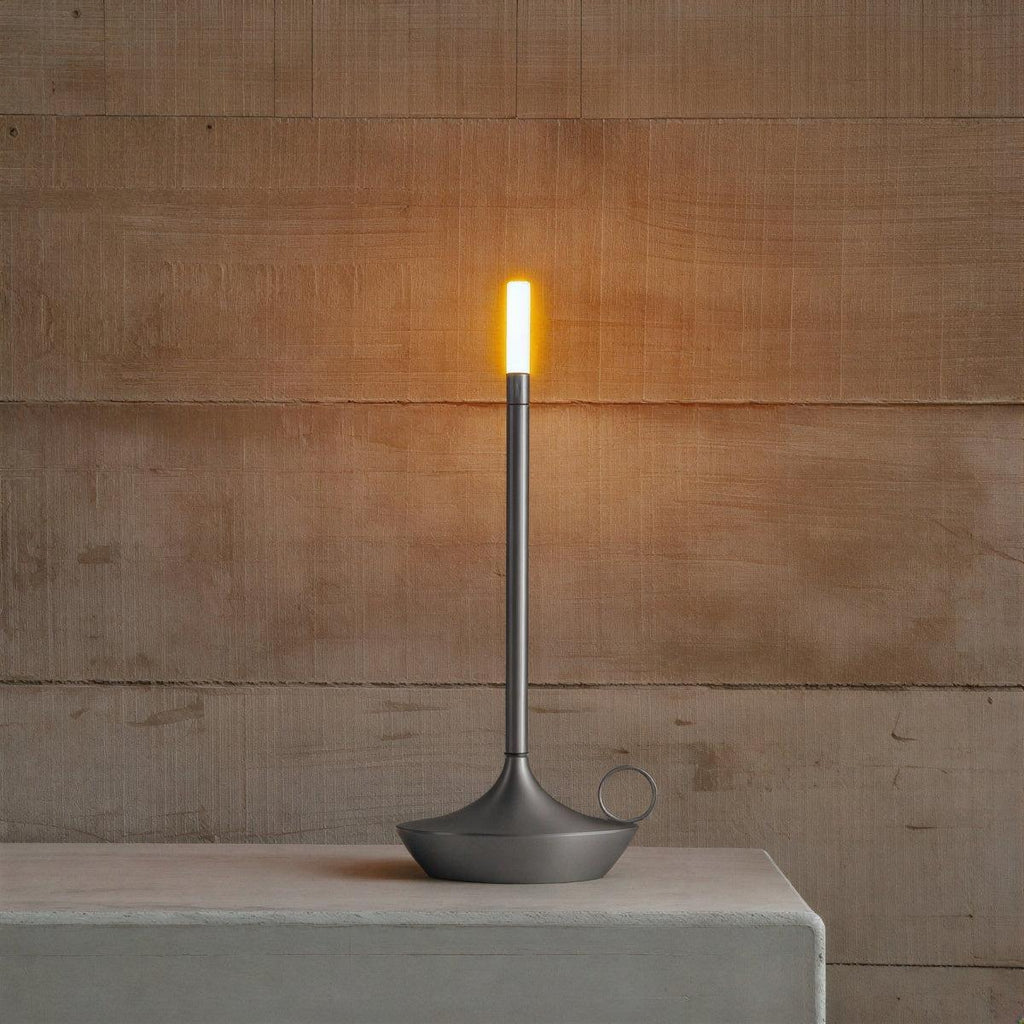 Cordless Table Lamp, Rechargeable Flameless Candle Light, 5 Colors