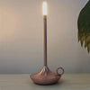 Cordless Table Lamp, Rechargeable Flameless Candle Light, 5 Colors