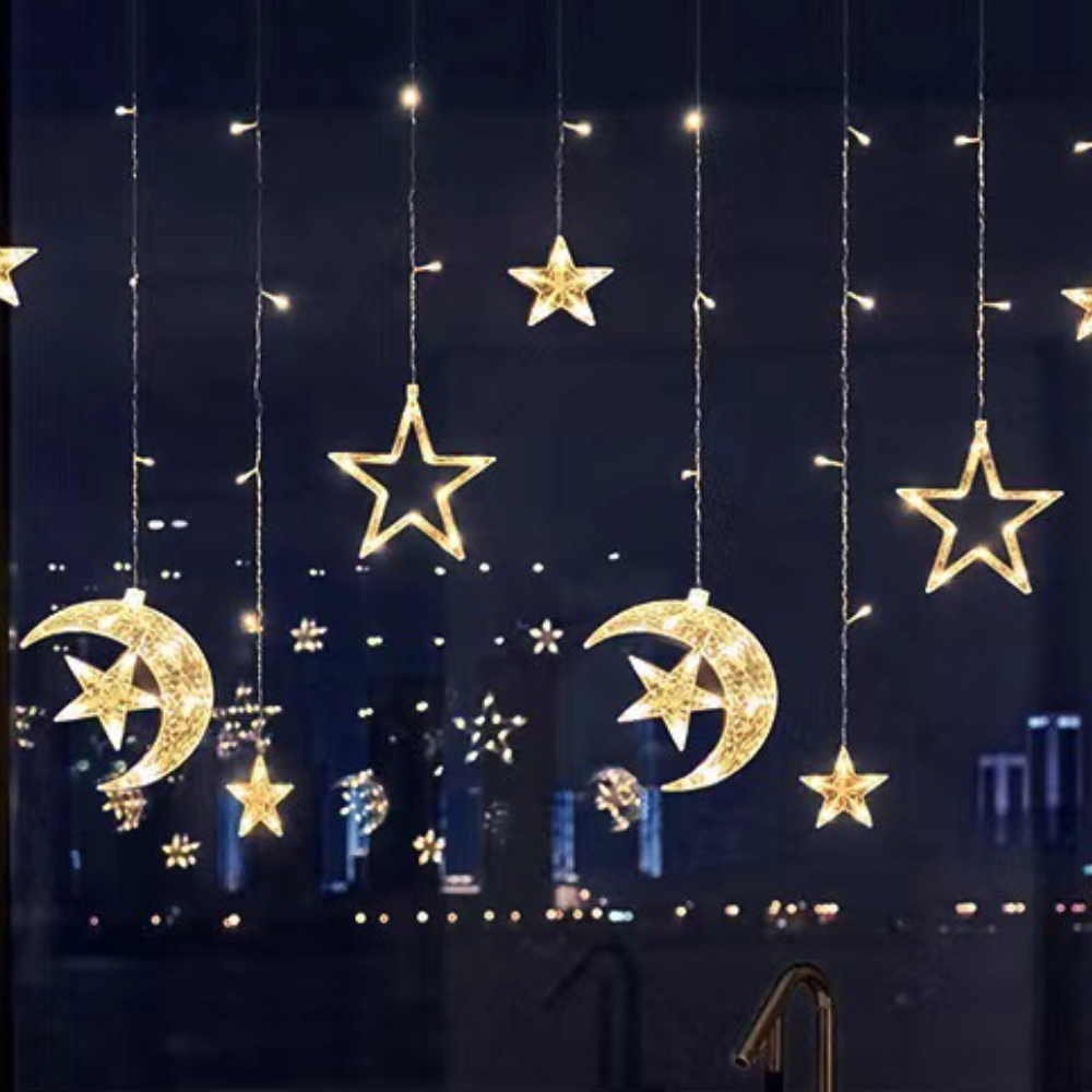 Star curtain lights - photo 3