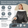 Sherpa Heated Throw Blanket