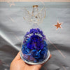 Preserved Rose and Angel in Glass Dome