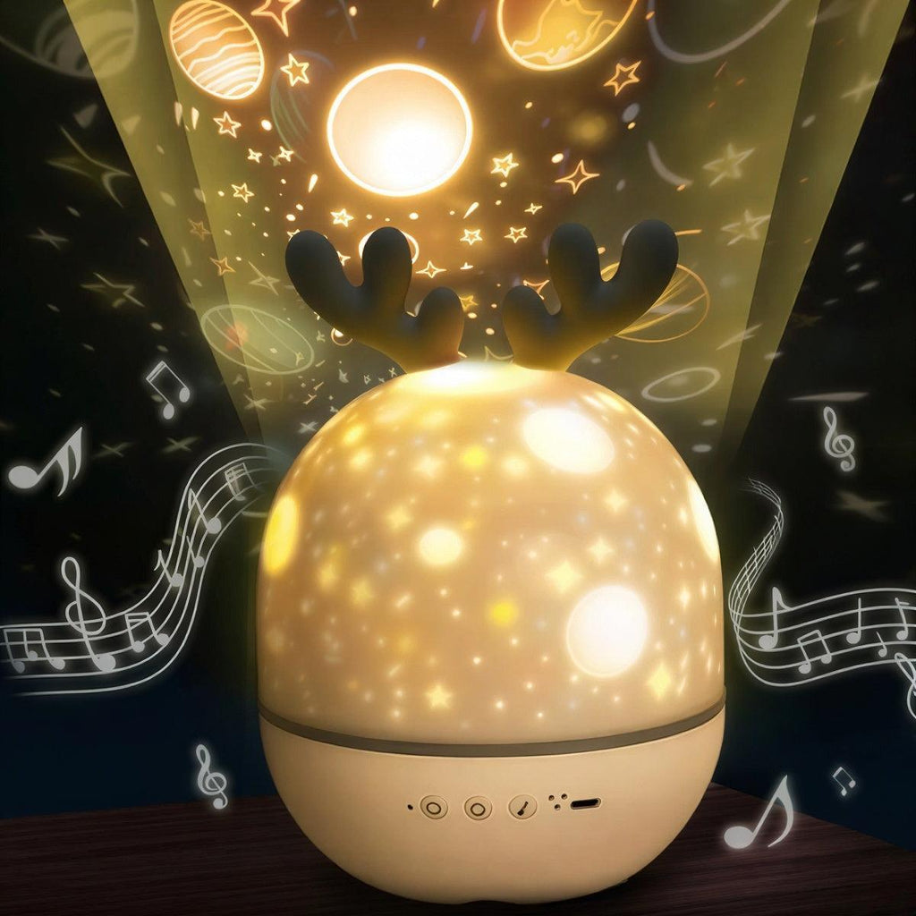 Galaxy Projector Night Light, Star Ceiling Projector with Music, USB