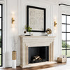Crystal bubble wall light pair