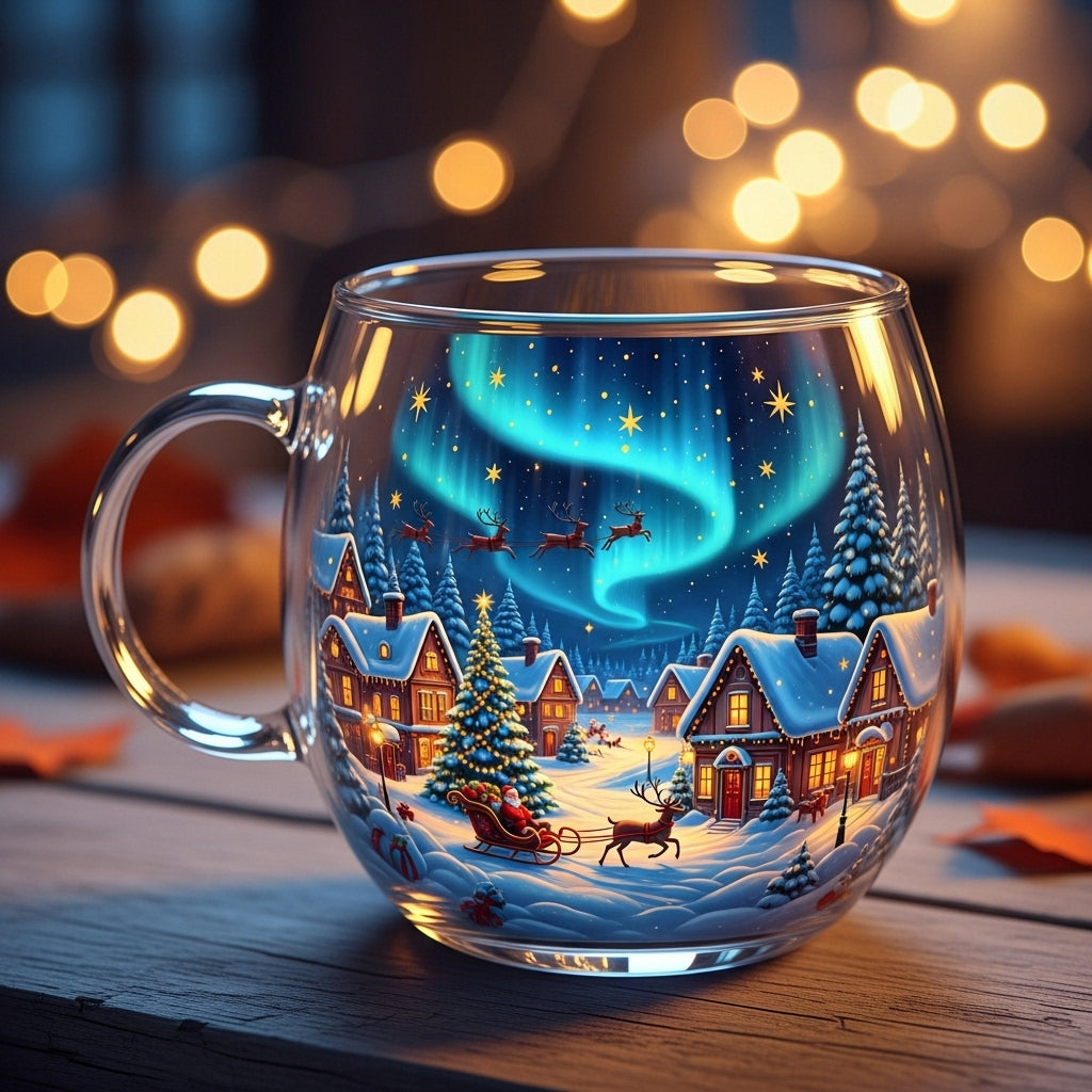 Christmas Glass Mug