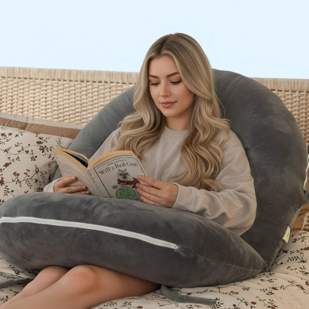Reading pillow on a bed, Reading Pillow - photo 1
