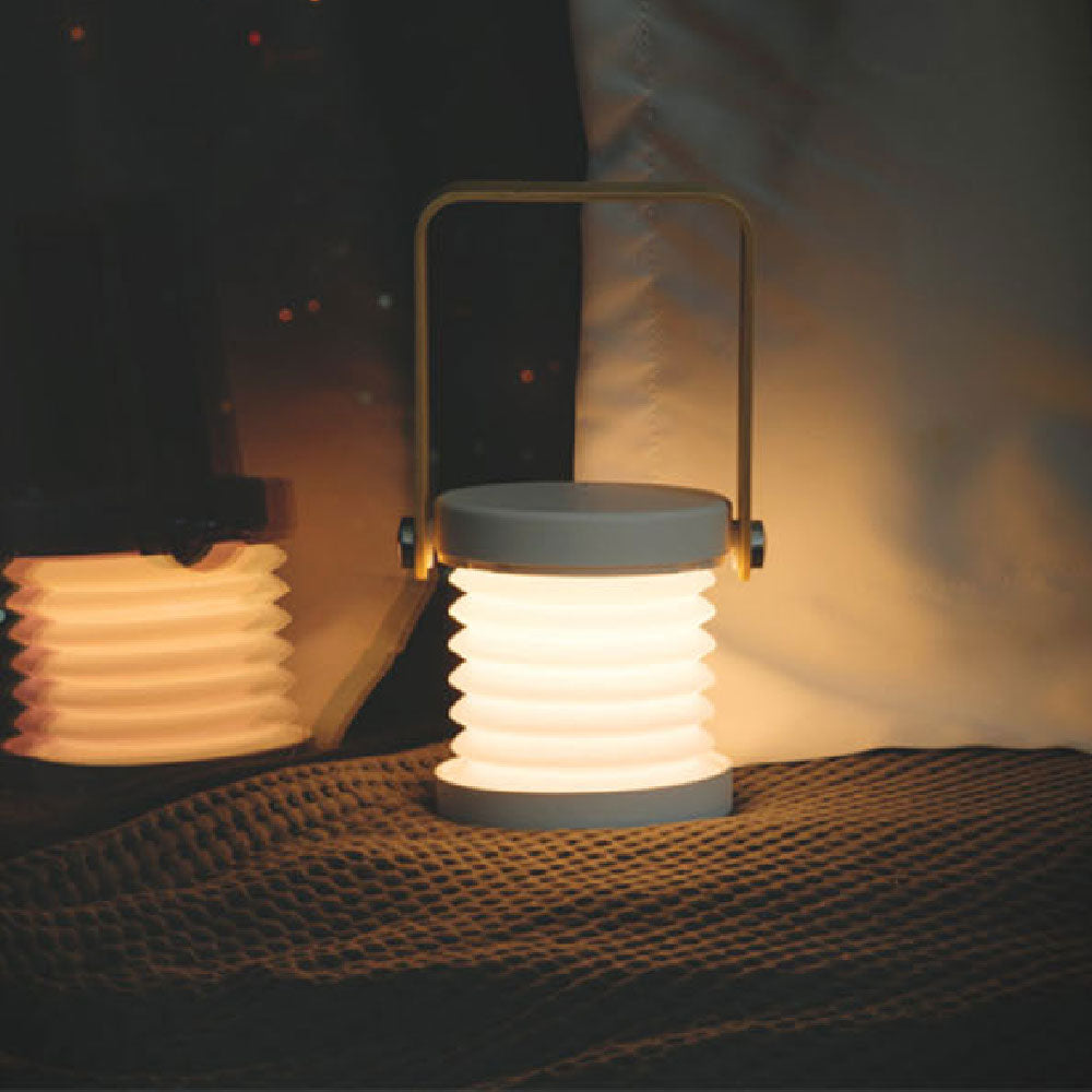 Battery operated lantern lamp, foldable night light, product photo 4