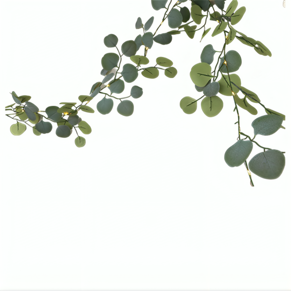 Lighted Eucalyptus Garland