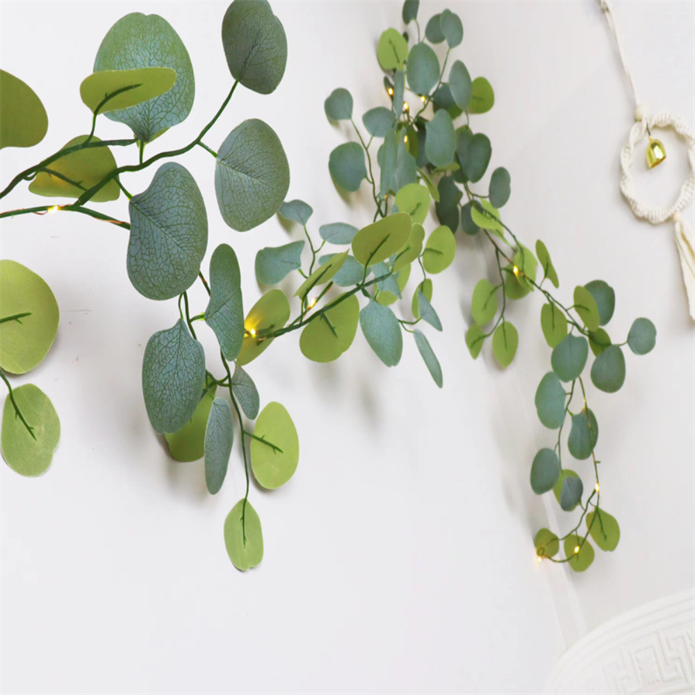 Lighted Eucalyptus Garland